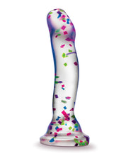 Blush Neo Elite Hanky Panky 7' Confetti Dildo - Glow in the Dark