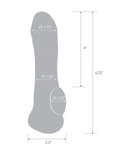 Blue Line C & B 6.25' Transparent Penis Enhancing Sleeve Extension - Clear