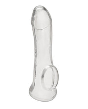 Blue Line C & B 6.25' Transparent Penis Enhancing Sleeve Extension - Clear