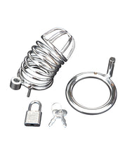 Blue Line Deluxe Chastity Cage