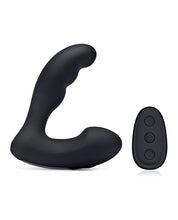 Blue Line Vibrating Prostate Prober w/Remote - Black