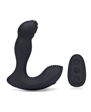 Blue Line Vibrating Prostate Thumper w/Remote - Black