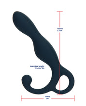 Lux Active LX1 5.75' Silicone Anal Trainer - Dark Blue