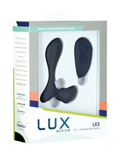 Lux Active LX3 4.3' Vibrating Anal Trainer - Dark Blue