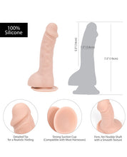 Addiction Brad 7.5' Dildo - Beige