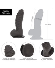 Addiction Ben 7' Dildo - Black