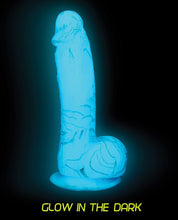 Addiction Luke Glow in the Dark 7.5' Dildo - Blue