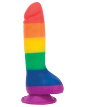 Addiction Justin 8' Dildo - Rainbow