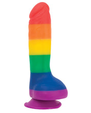 Addiction Justin 8' Dildo - Rainbow