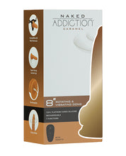 Naked Addiction 8' Dual Density Silicone Dildo - Caramel