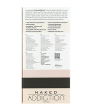 Naked Addiction The Freak 7.5' Rotating & Thrusting Vibrating Dong - Ivory