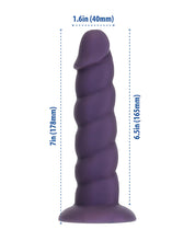 Fantasy Addiction 7' Unicorn Dildo - Purple