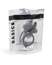 Bcharmed Classic Vibrating Cock Ring - Black