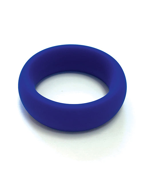 Spartacus 1.5' Wide Silicone Donut Ring - Blue