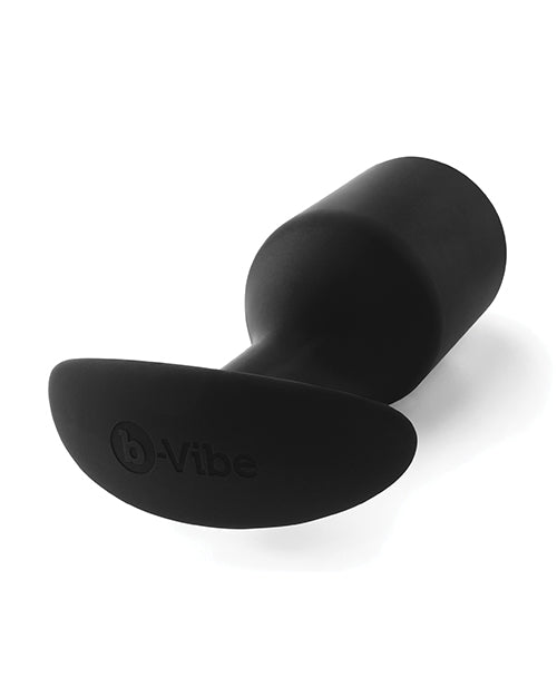 B-Vibe Weighted Snug Plug 7 - 600 g Black