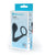 B-Vibe Butties Ringer Cock Ring & Prostate Plug - Black