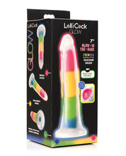 Curve Toys Lollicock 7' Glow In The Dark Silicone Dildo