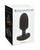 ElectraStim Silicone Noir Tartarus Butt Plug - Black