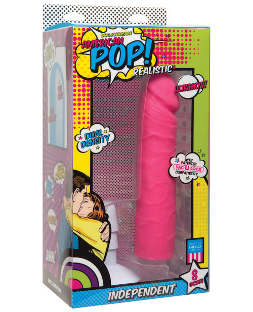 'American Pop Independent Ultraskyn 8'' Dildo W/suction Cup'