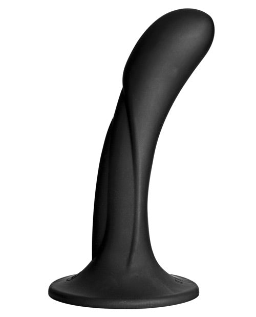 Vac-U-Lock G Spot Silicone Dong - Black