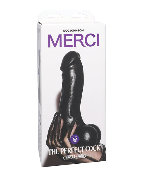 Merci The Perfect Cock 7.5' Vac-U-Lock Suction Cup - Black