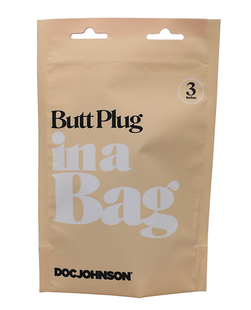 In A Bag Butt Plug - Black