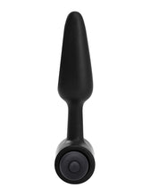 In A Bag 3' Vibrating Butt Plug - Black