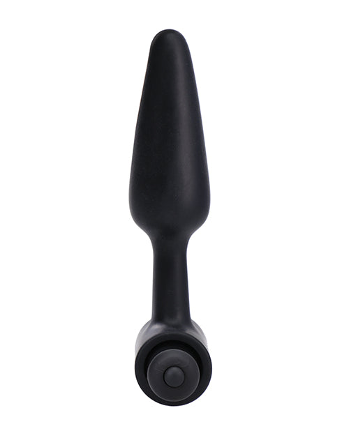 In A Bag 4' Vibrating Butt Plug - Black