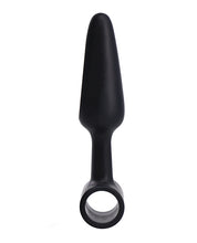 In A Bag 4' Vibrating Butt Plug - Black