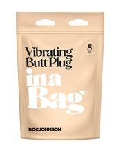 In A Bag 5' Vibrating Butt Plug - Black