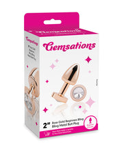 Gemsations 2' Beginners Bling Bling Metal Butt Plug