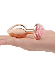 Gemsations 3 pc 2.75' & 3.15' & 3.7' Rose Metal Butt Plug Training Set - Rose Gold