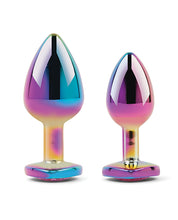 Gemsations 2 pc 2.75' & 3.25' Chrome Anal Training Set - Rainbow