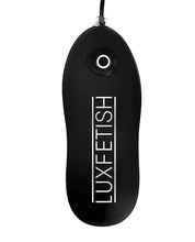 Lux Fetish 4' Inflatable Vibrating Butt Plug w/Suction Base - Black