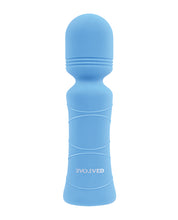 Evolved Out of The Blue Vibrating Mini Wand - Blue