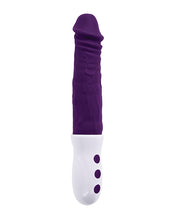 Evolved Plum Thrust Realistic Shaft Vibrator - Purple