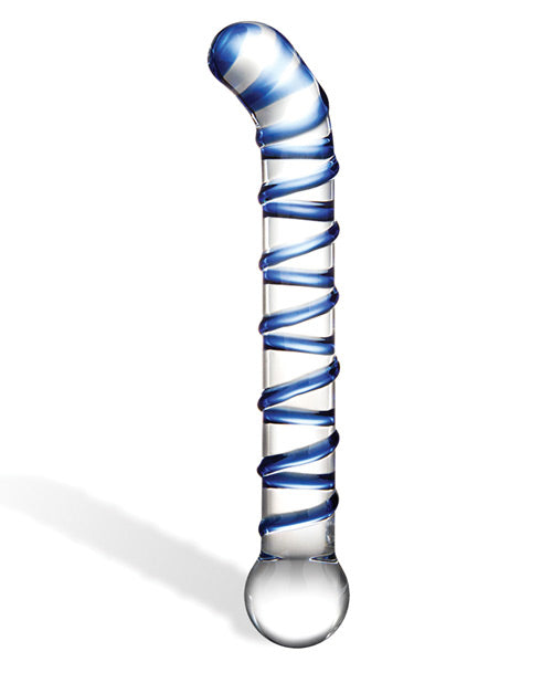 Glas Mr. Swirly 6.5' G-Spot Glass Dildo