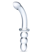 Glas 8' Ribbed G-Spot Glass Dildo