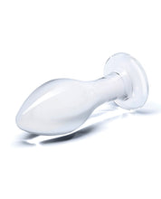 Glas 4' Classic Butt Plug - Clear