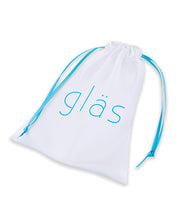 Glas 3.5' Bling Bling Glass Butt Plug - Clear