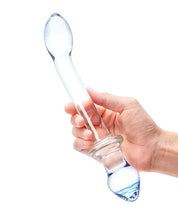 Glas 9.5' Double Play Dual Ended Dildo - Clear