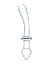 Glas 9' Classic Curved Dual Ended Dildo - Clear