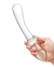 Glas 9' Classic Curved Dual Ended Dildo - Clear