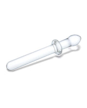 Glas 9.25' Classic Smooth Dual Ended Dildo - Clear