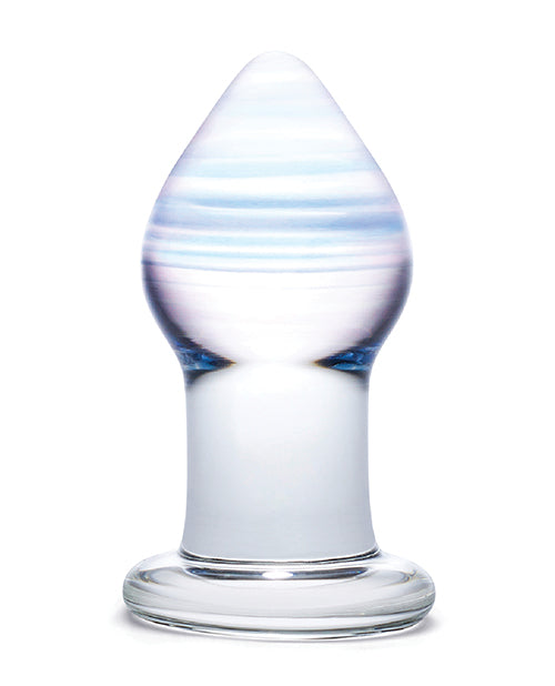 Glas Amethyst Rain Glass Butt Plug