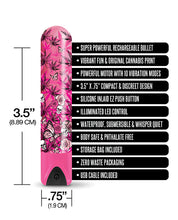 Buzzed 3.5' Rechargeable Bullet - Blazing Beauty Pink