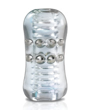 MSTR B8 Head Banger Beaded Clear-View Stroker - Clear