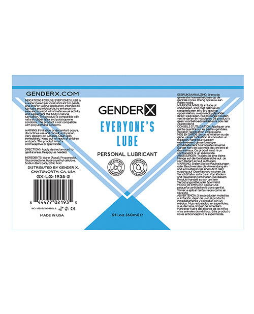 Gender X Flavored Lube - Everyone's