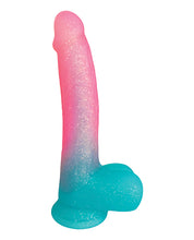 Sweet Sex 8.5' Lollicock Cotton Candy Dildo - Multi Color