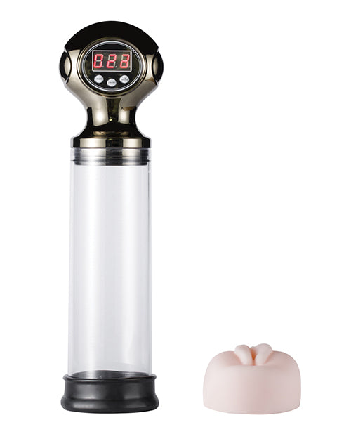 Pipe Male Masturbation Cup Penis Enlargement Pump - Clear